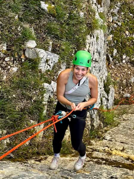 Rappel escalade Doubs Ornans