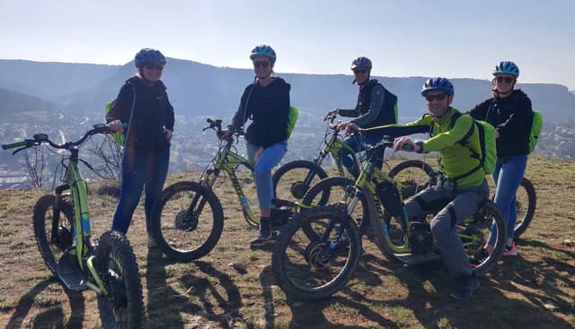 Electric scooter in Ornans