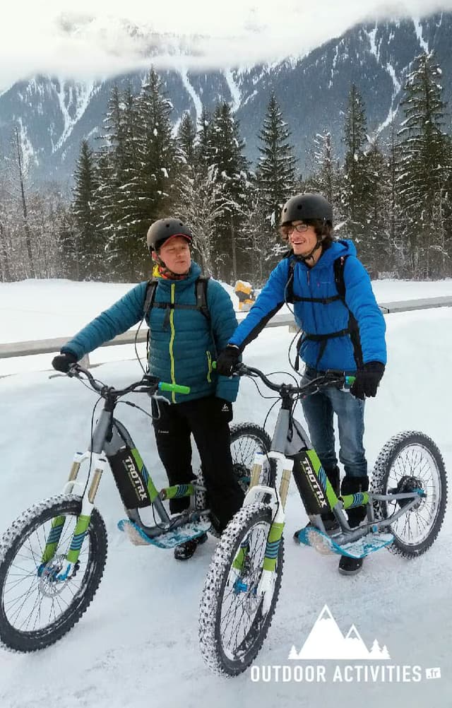 Electric scooters in Ornans