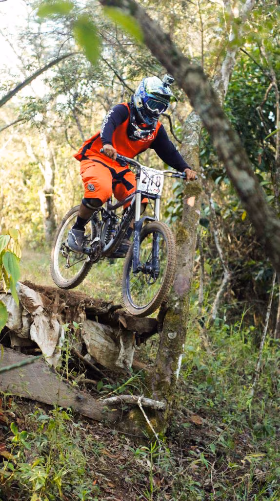 Downhill mountain biking