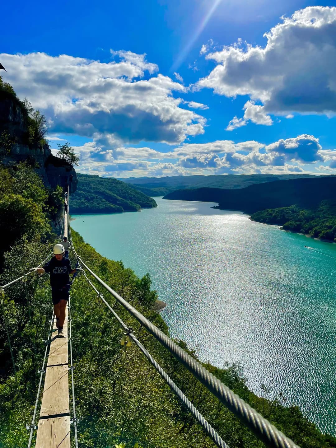 Via Ferrata of Lake Vouglans