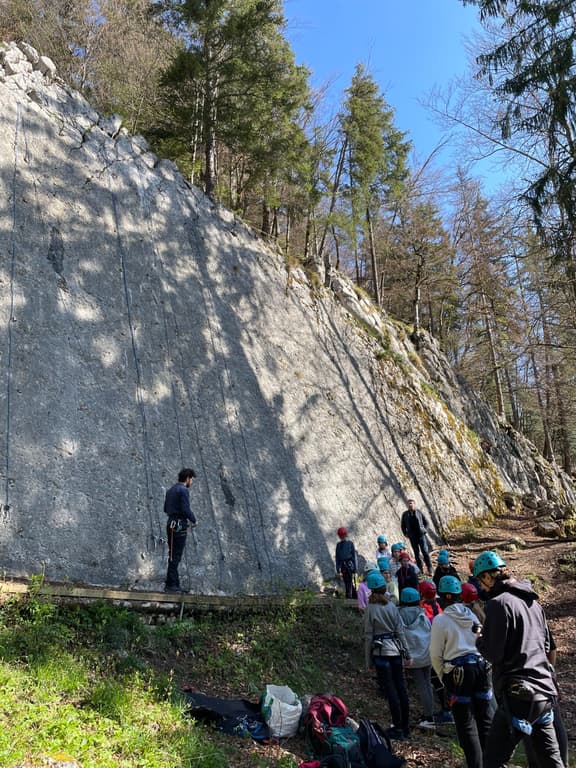 Escalade dans le Doubs