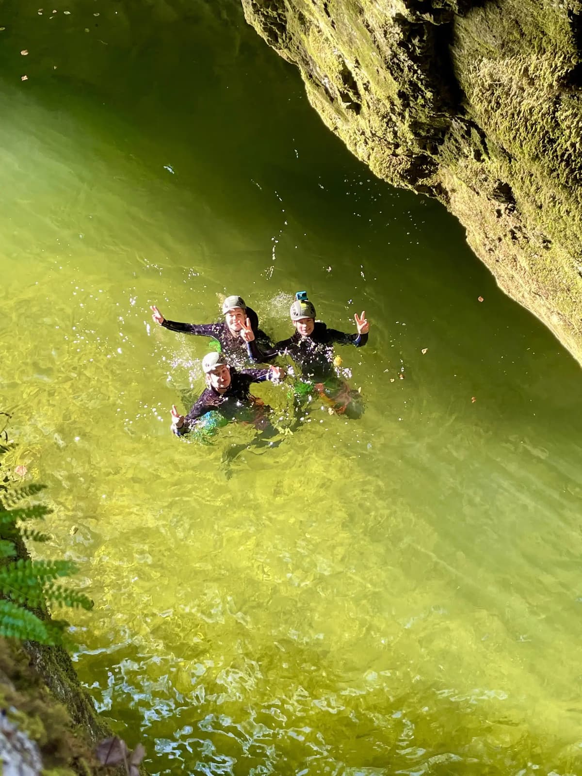 Canyoning in Jura Semine